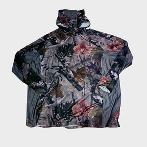 Hunting Shirt Hooded Face Cover 4XL MENS Wind Long Sleeve  Protect Face Mask‎